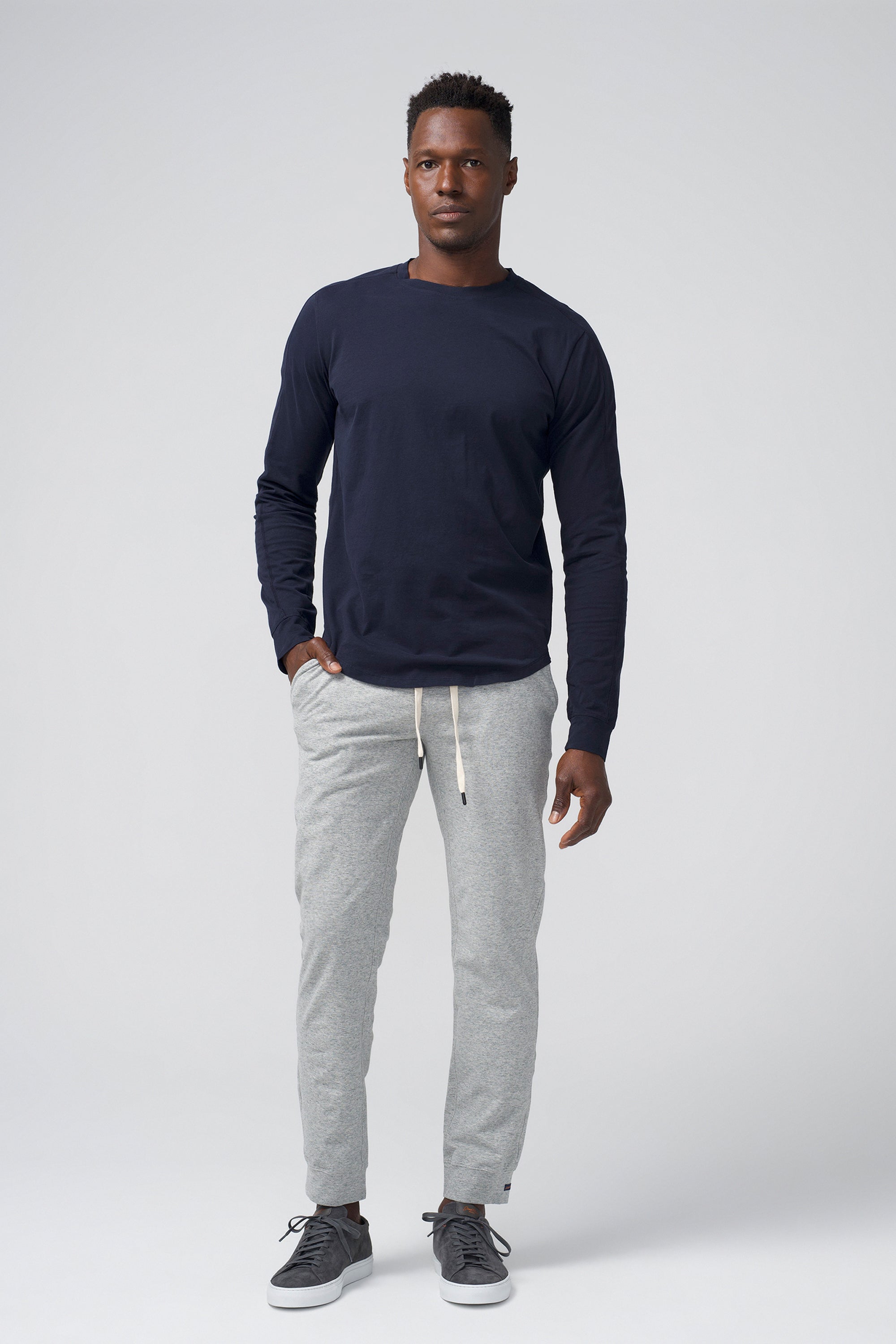 Slim Fit Crew Tee | Premium Cotton Jersey