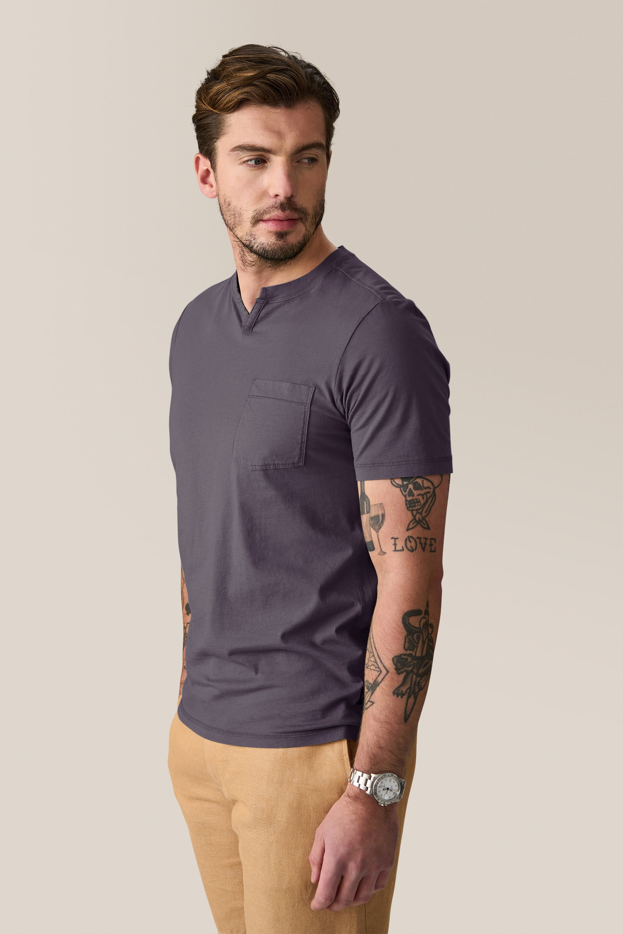 Victory V-Notch Tee | Premium Cotton Jersey