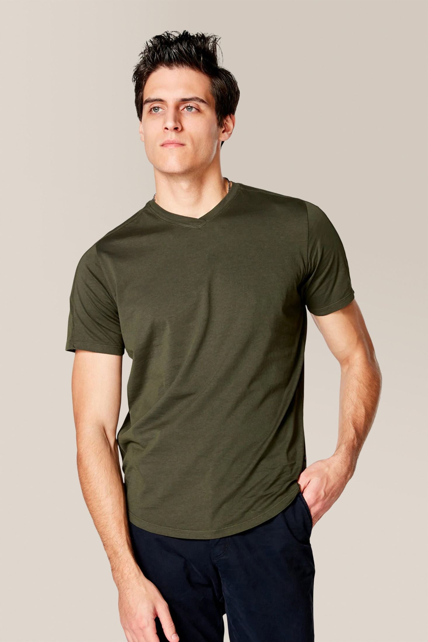 Slim Fit Hi Vee Tee | Premium Jersey