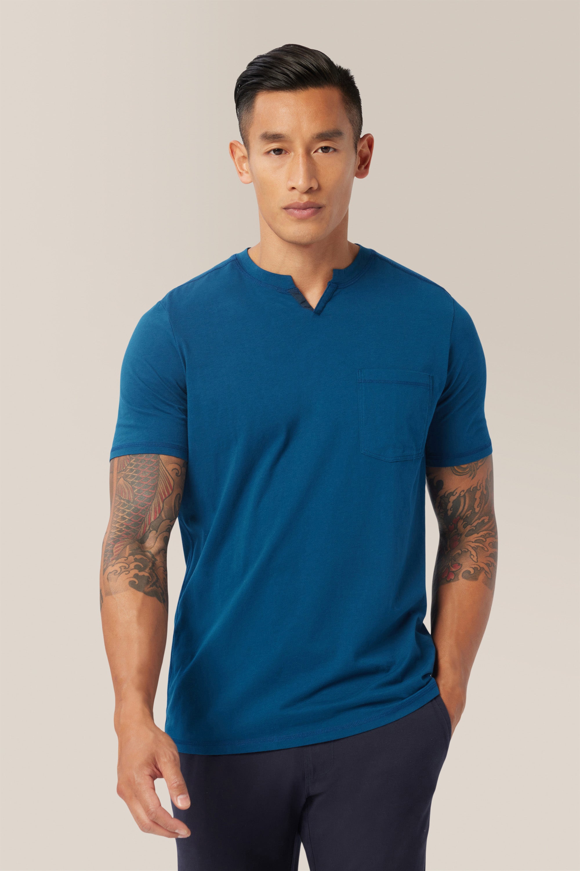 Victory V-Notch Tee | Premium Cotton Jersey