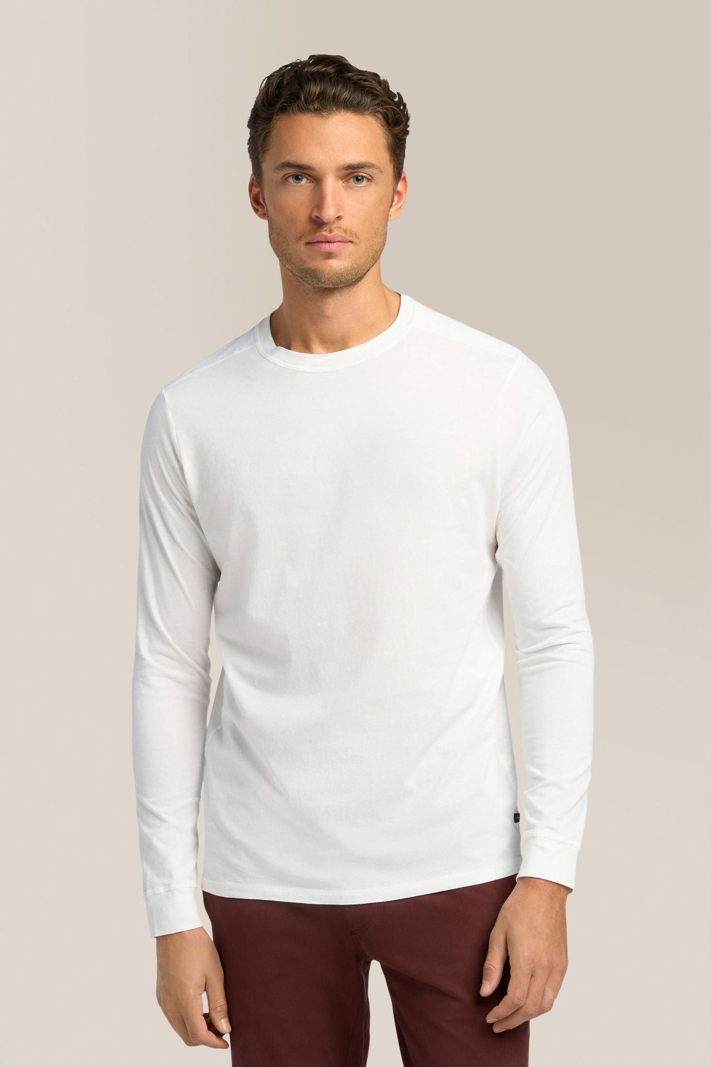 Slim Fit Crew Tee | Premium Cotton Jersey