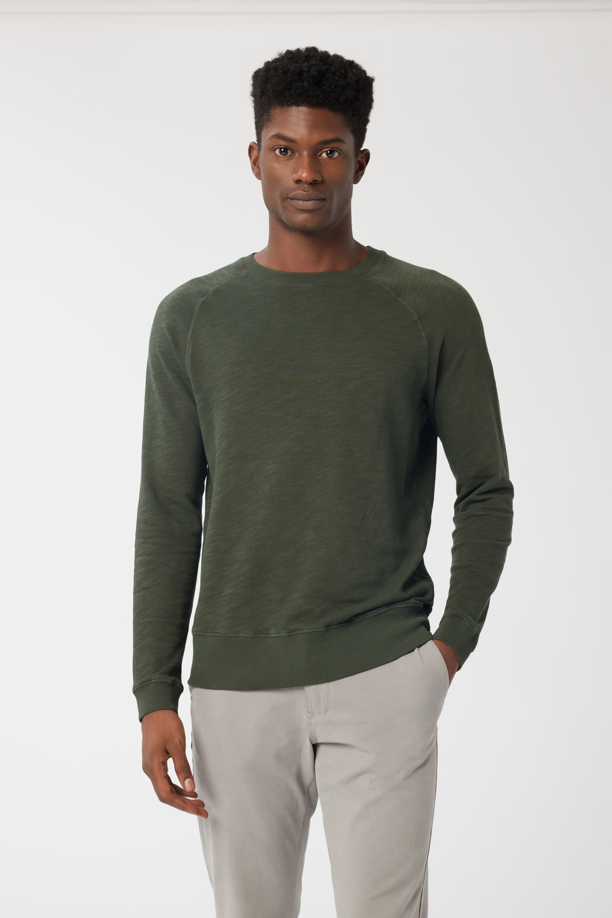 Varsity Crew Tee | Cotton