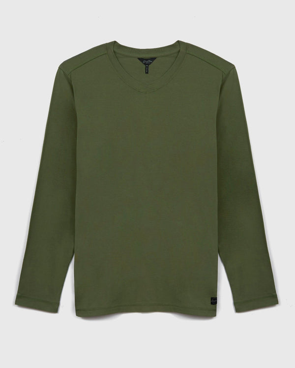 Hi Vee Long-Sleeve Tee | Organic Cotton Jersey