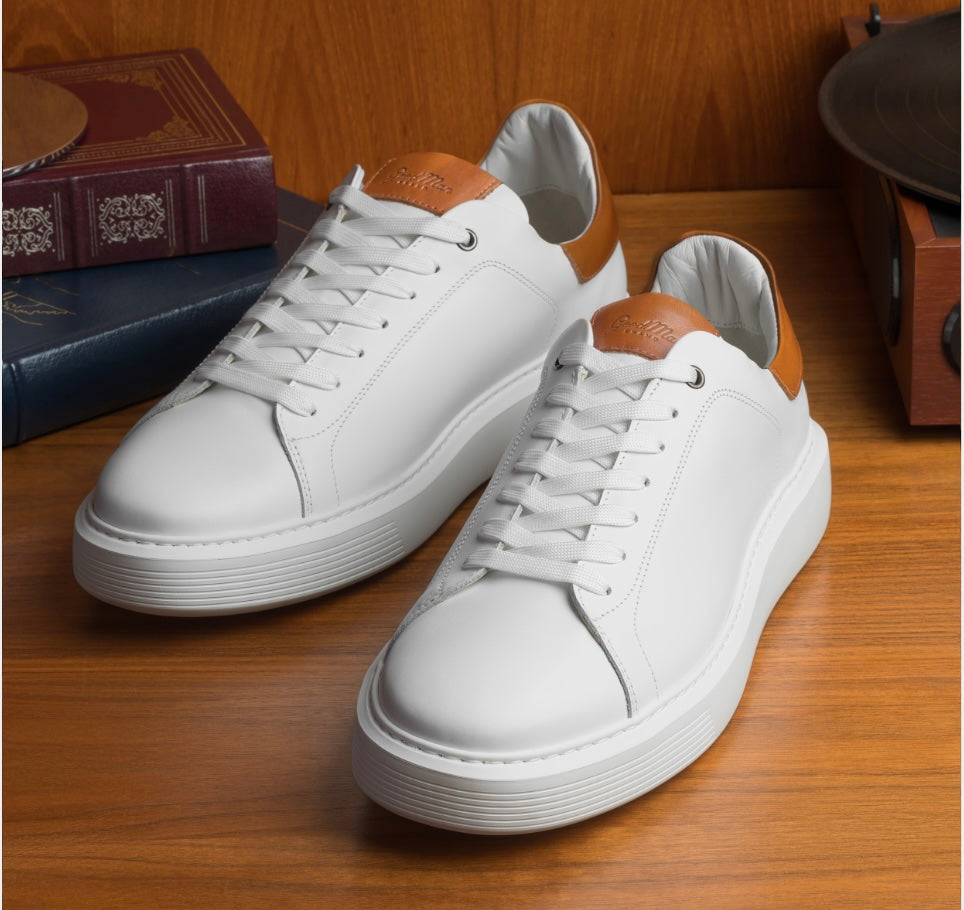 The Best in Premium Men’s Leather White Sneakers