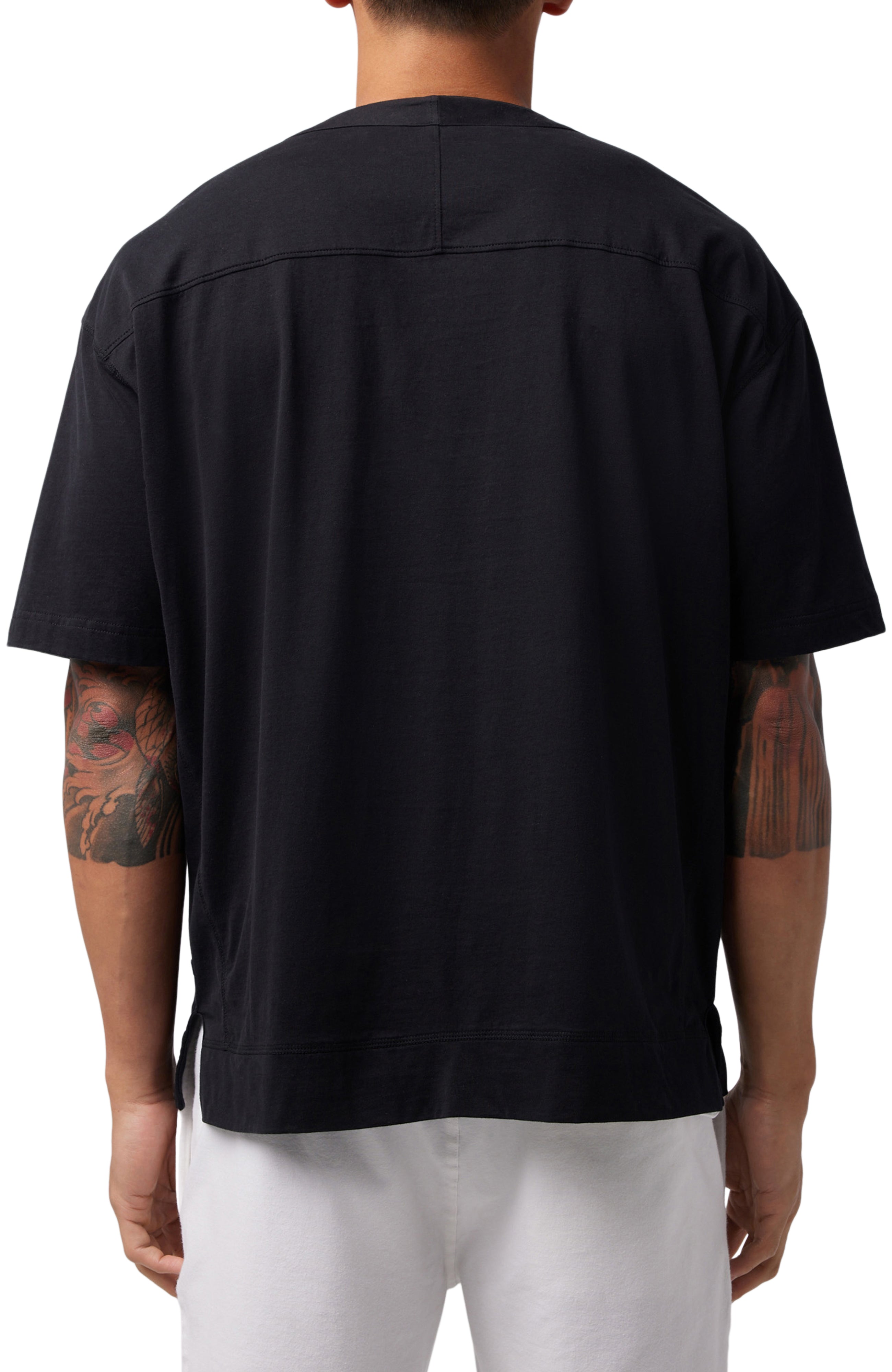 Short Sleeve Henley | Soft Slub Jersey