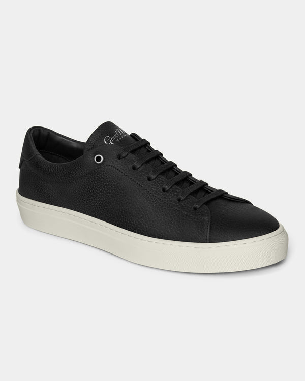 Edge Lo-Top Sneaker: Pebbled Nappa Leather